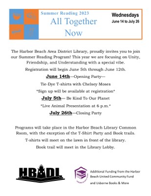 Summer Reading Registration Summer Reading Registration