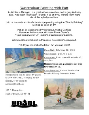 Watercolour Painting with Patt Watercolour Painting with Patt