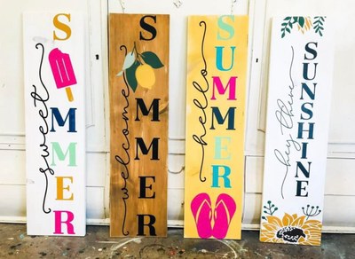 Porch Sign Making Class with Kassi Porch Sign Making Class with Kassi